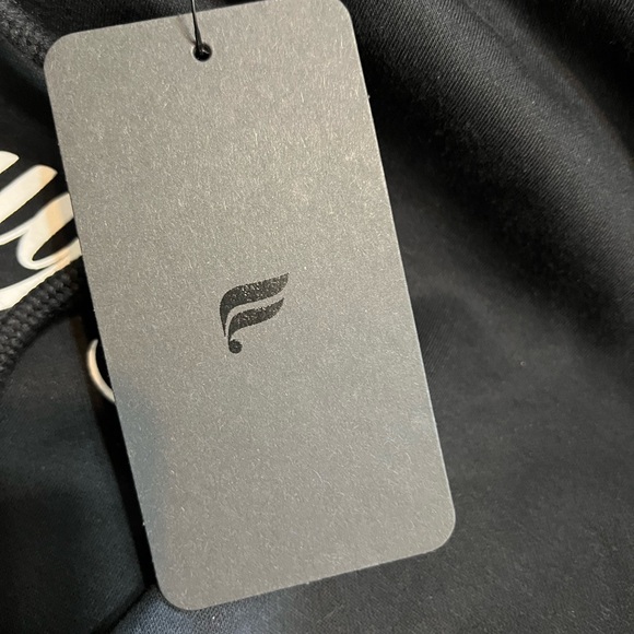 Fabletics, cozy fleece cropped, holiday naughty hoodie, large new with tags - Picture 4 of 5